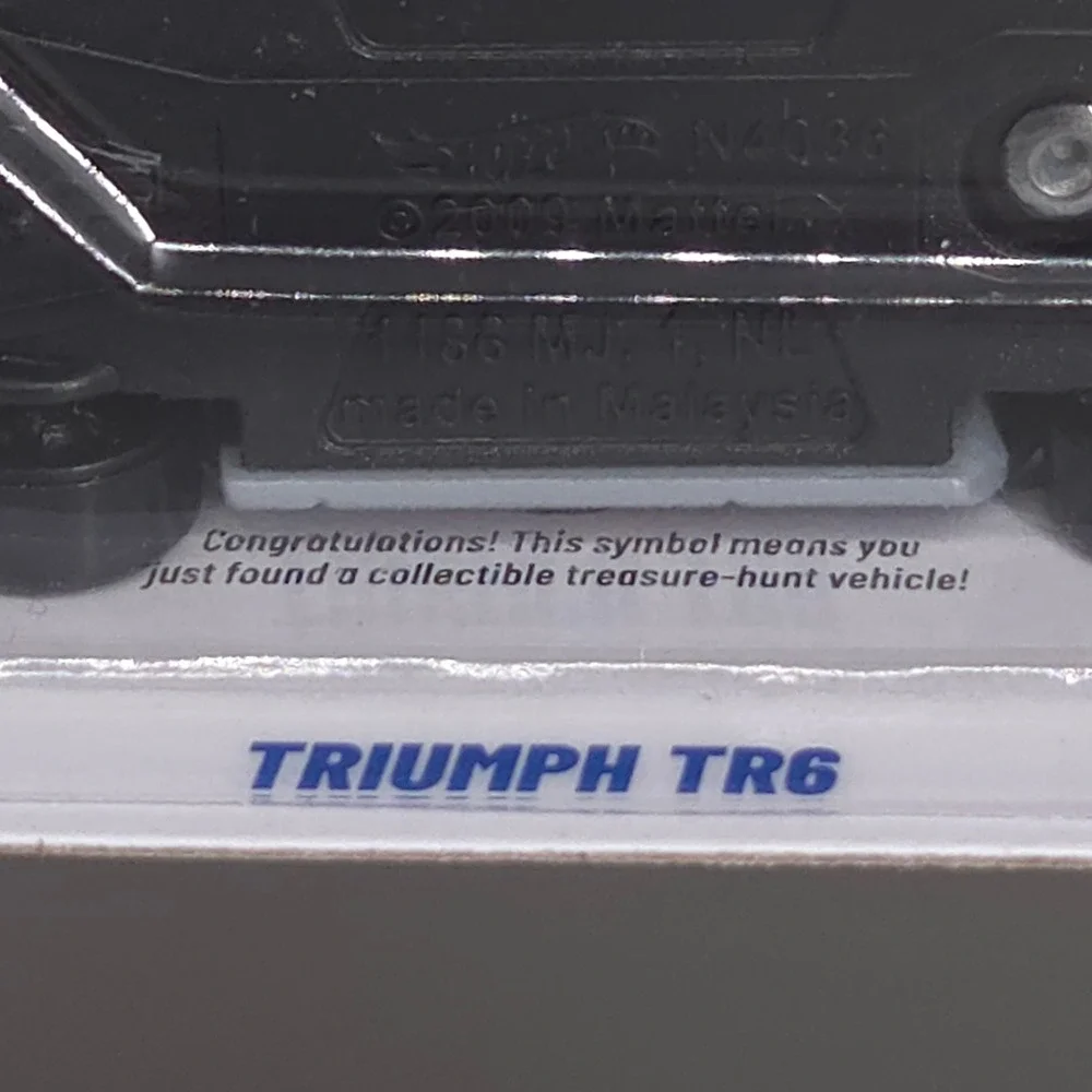 Hot Wheels Triumph TR6 Grey Track Champs Treasure Hunt 1 64 Diecast Car 2024